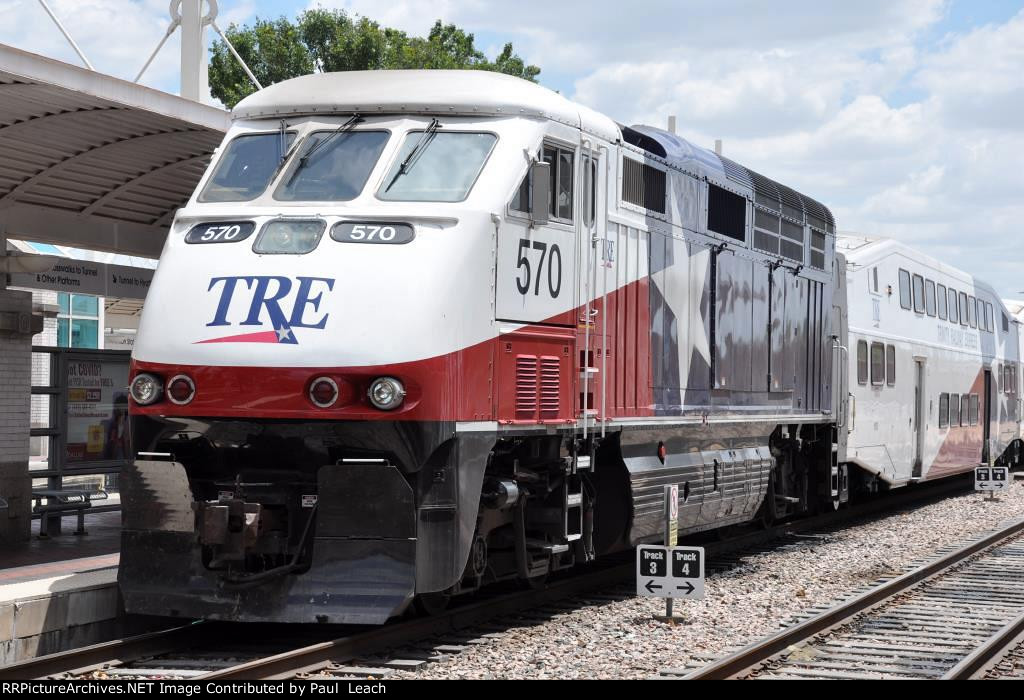 Commuter waits to depart